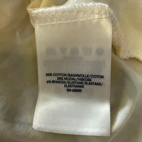 Lands' End Sleeveless Tiered Maxi Dress Small Tank Bright Yellow Lemon Print - Picture 5 of 8